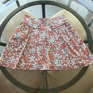 Anthropologie [Girls From Savoy] Apple Print Skirt